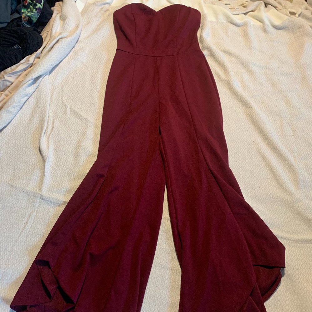 Bancroft Clothing Co. Red Romper with flared legs